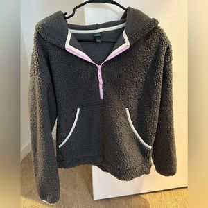 Wild Fable Gray Sherpa pullover small